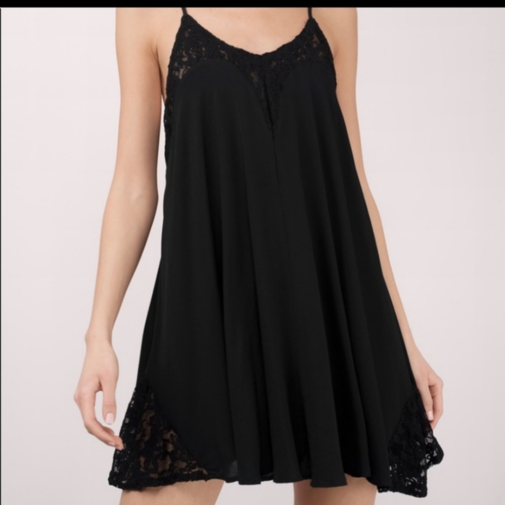 NWT Staccato Black Lace Dress sz M